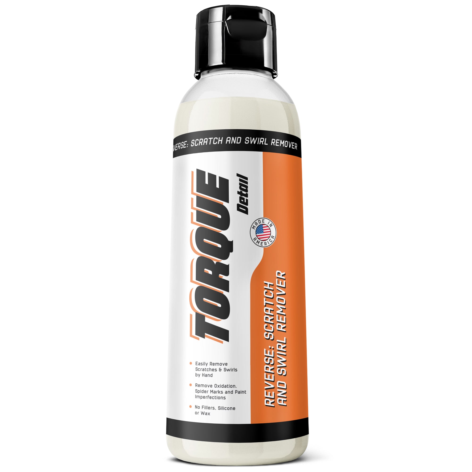 Reverse: Car Scratch Remover, Water Spot Remover & Swirl Repair - All-In-One Paint Correction Compound (4oz Bottle) Torque Detail