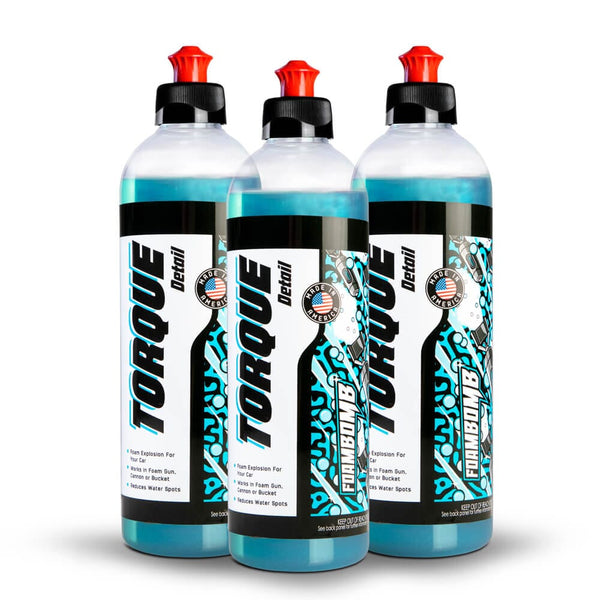 Foam Bomb (16oz Bottle) - Foaming pH Balanced Car Wash Shampoo Torque Detail