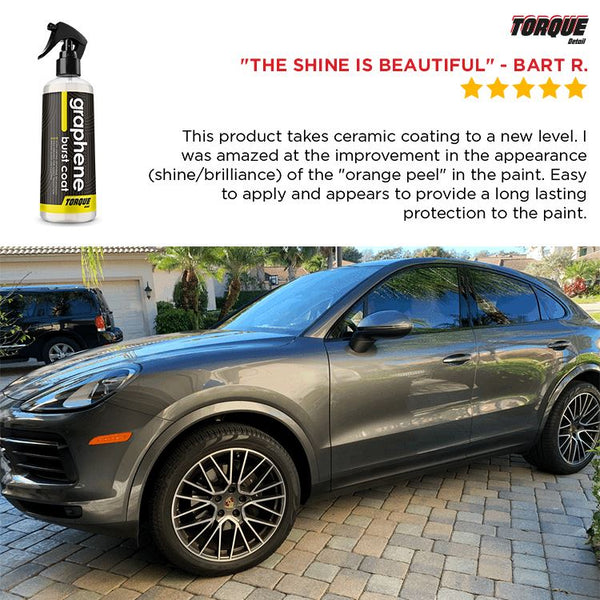 Graphene Burst Coat - Spray On Graphene Ceramic Coating - (8oz Bottle) Torque Detail