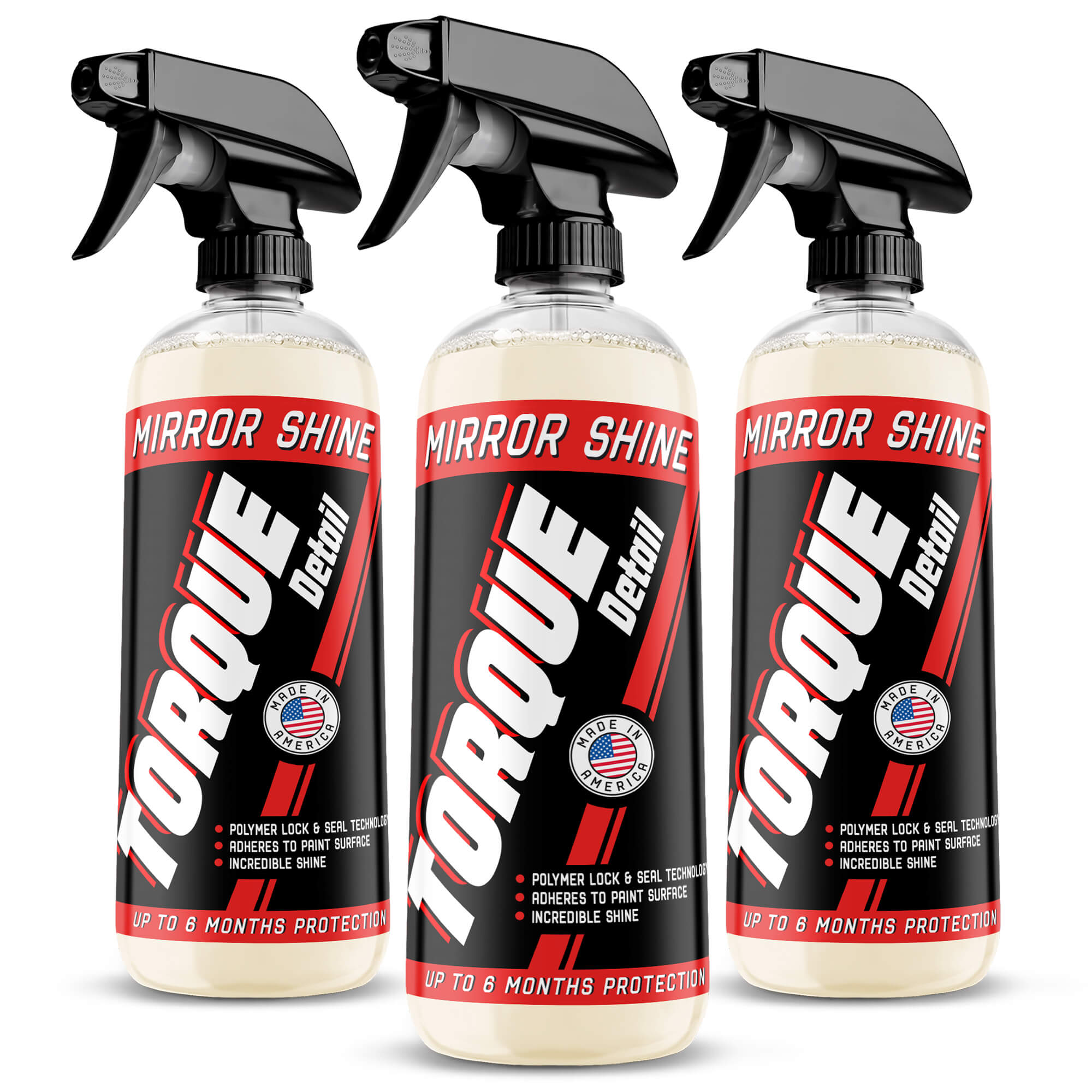 Mirror Shine - Ceramic Car Wax Spray & Sealant for Showroom Shine (16oz Bottle) Torque Detail