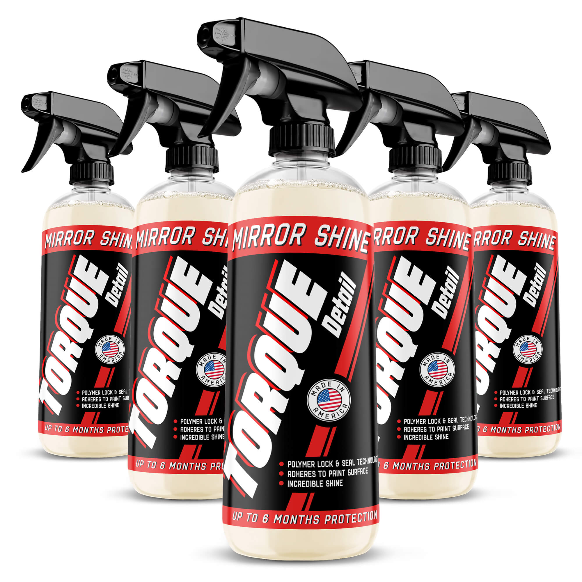 Mirror Shine - Ceramic Car Wax Spray & Sealant for Showroom Shine (16oz Bottle) Torque Detail
