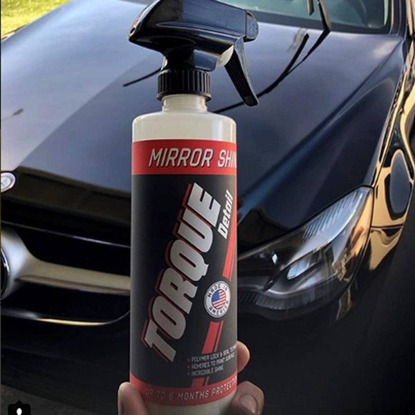 Mirror Shine™ - Super Gloss Hybrid Car Wax Spray & Sealant (16oz Bottle) Torque Detail