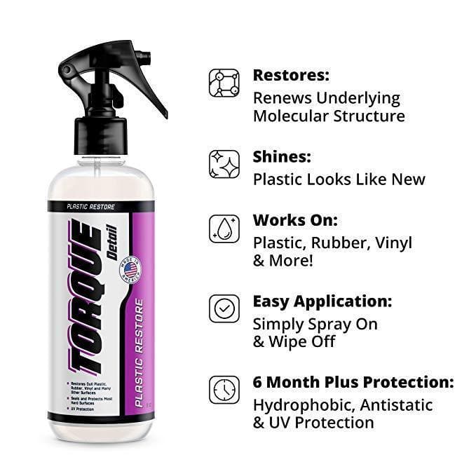 GNAPY Car Plastic Restorer for Bringing Rubber, Vinyl and Plastic 50ML Car  Plastic Revitalizing Coating Agent Prevents Drying Aging for Cars Truck