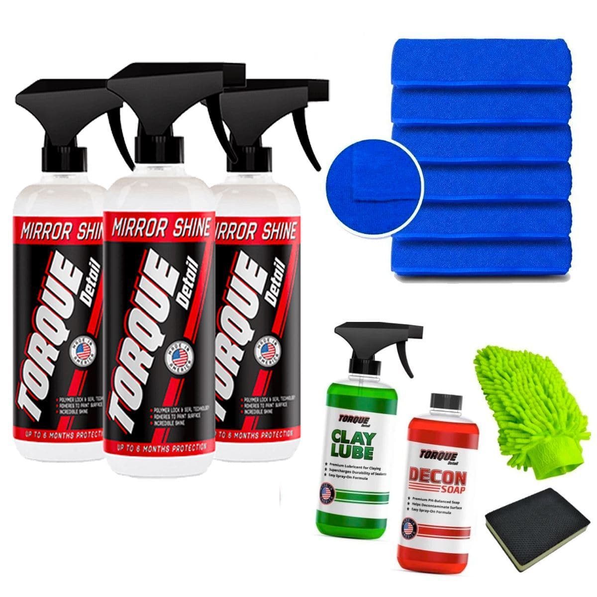 Pack kit de produit detailing auto pas cher - l'essentiel pour le