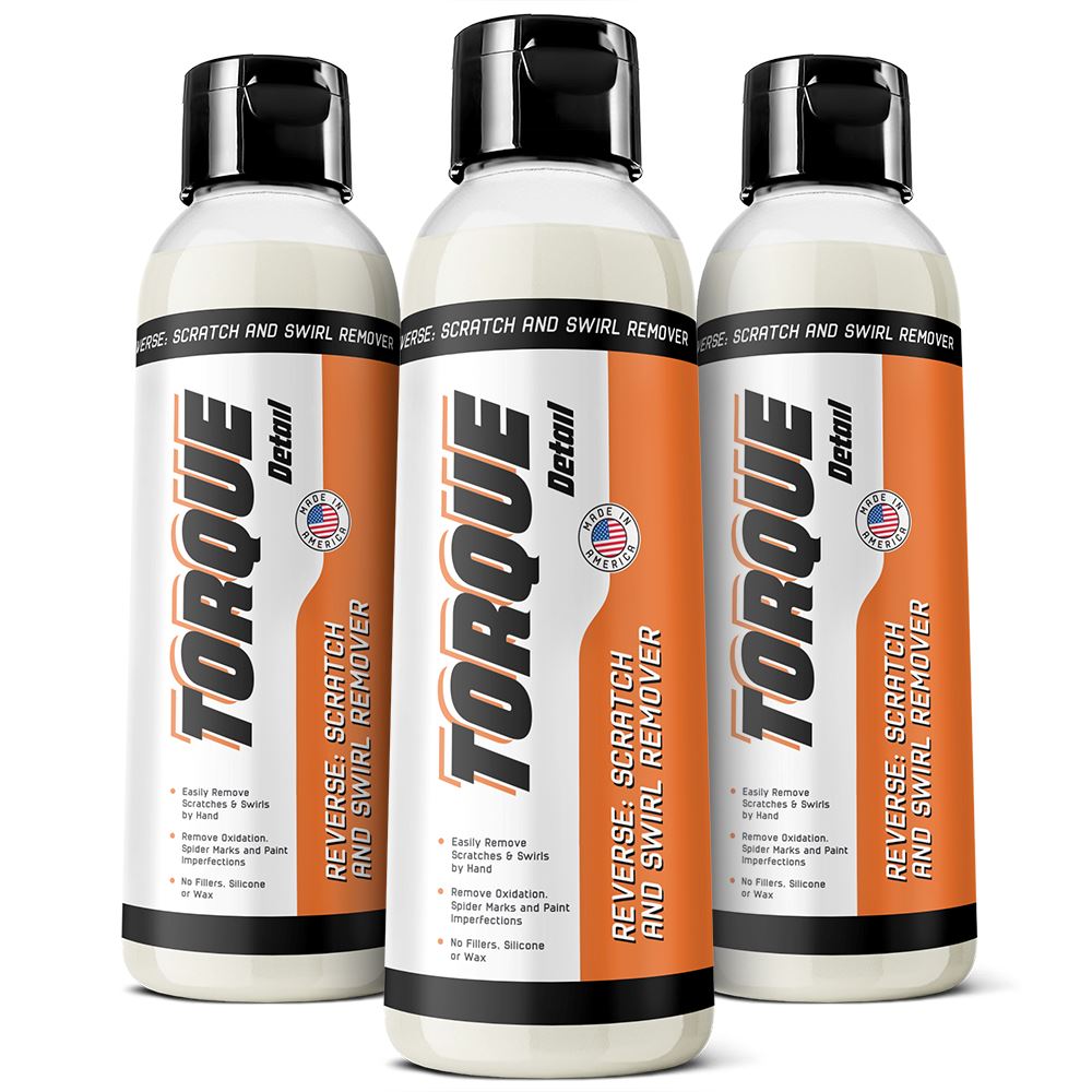 Reverse: Car Scratch Remover, Water Spot Remover & Swirl Repair - All-In-One Paint Correction Compound (4oz Bottle) Torque Detail