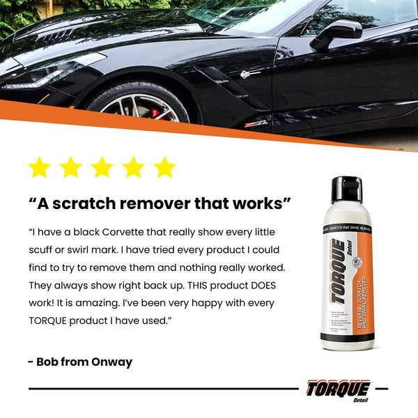 Reverse: Car Scratch Remover, Water Spot Remover & Swirl Repair - All-In-One Paint Correction Compound (4oz Bottle) Torque Detail