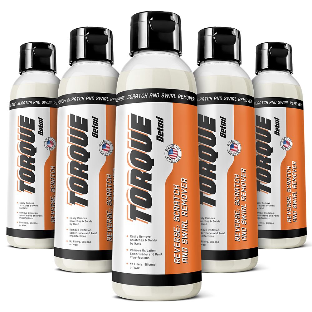 Reverse: Car Scratch Remover, Water Spot Remover & Swirl Repair - All-In-One Paint Correction Compound (4oz Bottle) Torque Detail